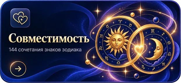 Совместимость — 144 сочетания знаков зодиака