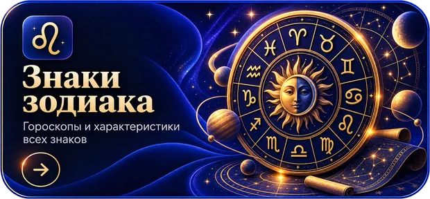 Знаки зодиака — Гороскопы и характеристики всех знаков